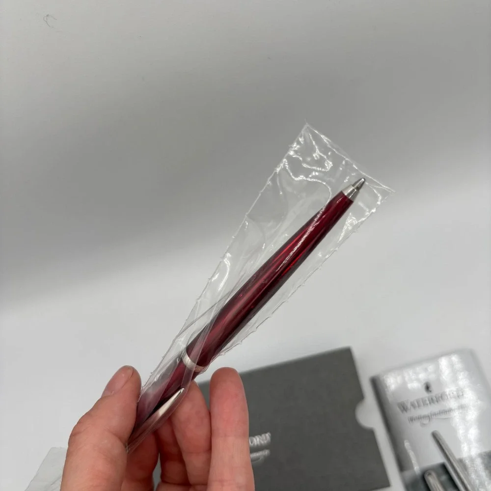 Waterford Glen Red Metallic Ballpoint Pen | New in‎ Box W409 Glendalough Gift